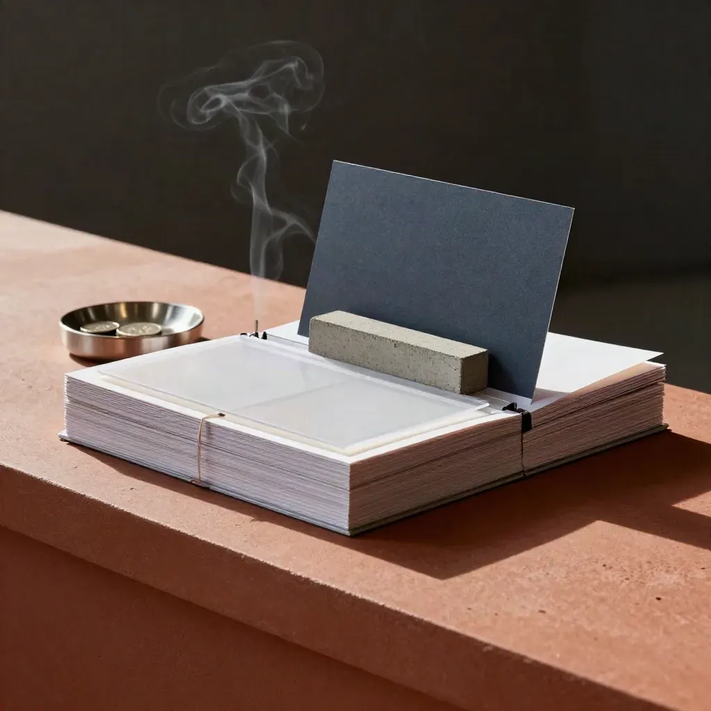 Investor-deal scan deck with steel tray and concrete weight in dramatic light